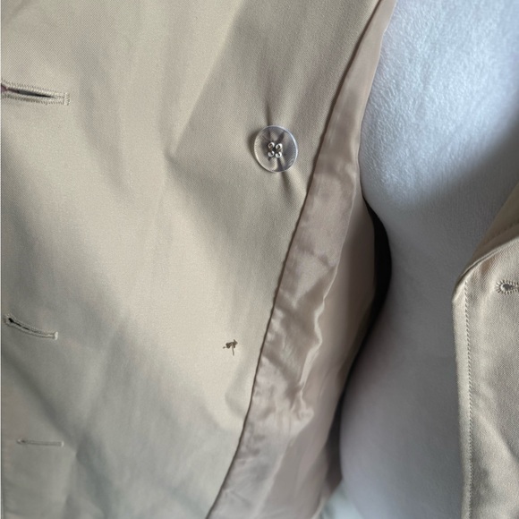 Weatherproof Tan Trench Coat with Belted Waist and Wide Collar - Picture 2 of 5